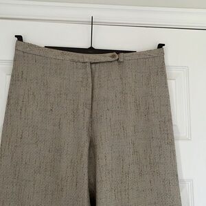 Missoni Pale Grey, Light Brown Flecked Wide Leg Trousers, IT 42, US 6